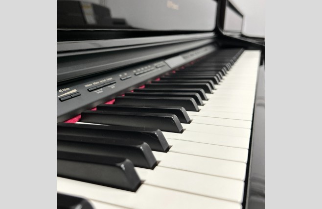 Roland HP605 Polished Ebony Digital Piano, Used - Complete Package (SN:ZOGO619) - Image 7